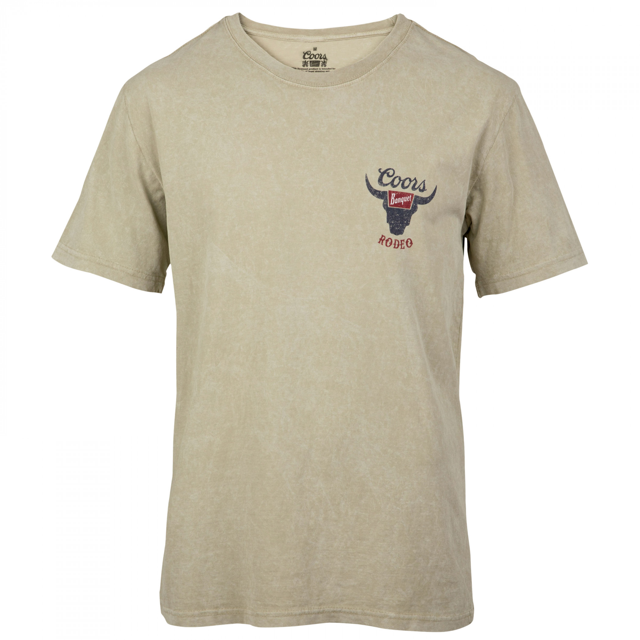 Coors Banquet Rodeo Mineral Wash Natural Beige T-Shirt